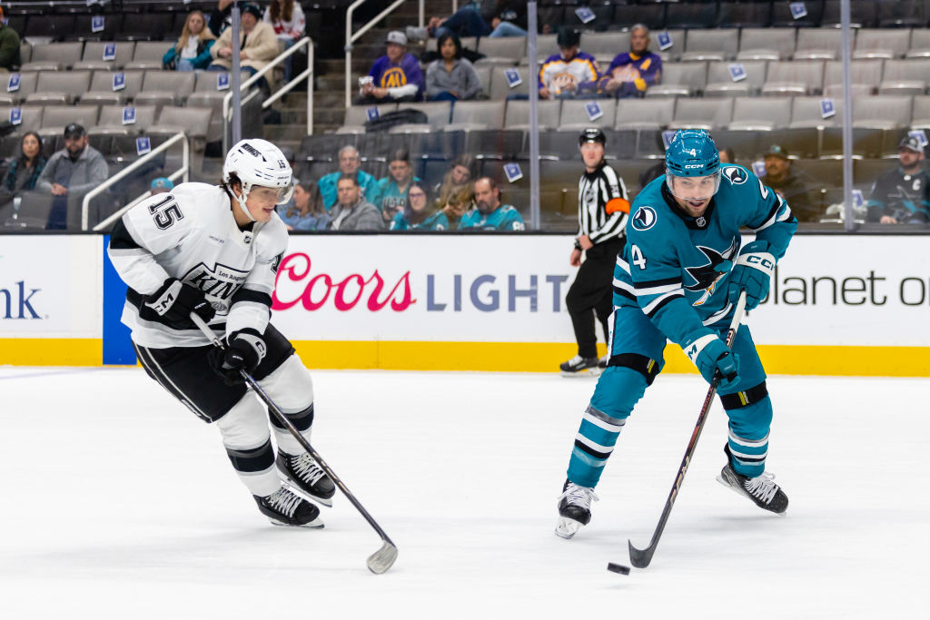 Featured image for Celebrini Shines in Sharks' Dominant 7-2 Victory Over Kings