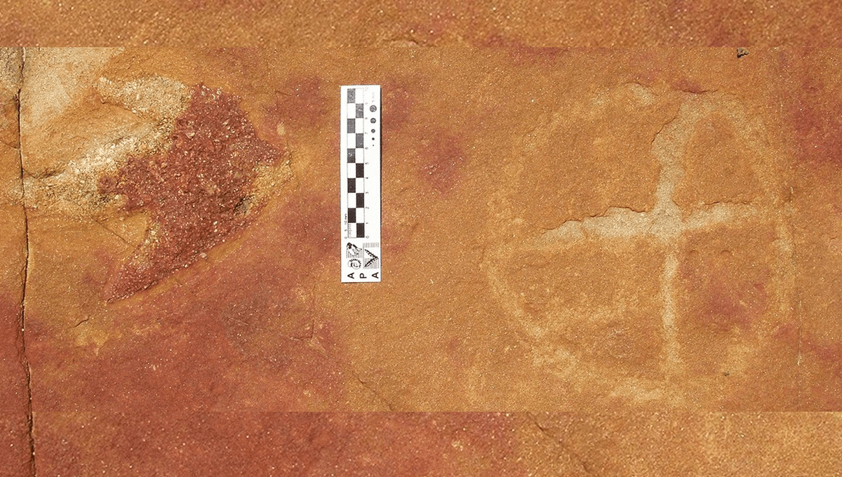 Featured image for "Discovery of Ancient Rock Art Linked to Dinosaur Footprints in Brazil"