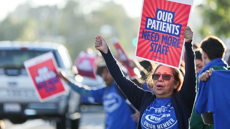Featured image for "Record-breaking Health Care Worker Strike: 75,000 Kaiser Permanente Employees Walk Off the Job"