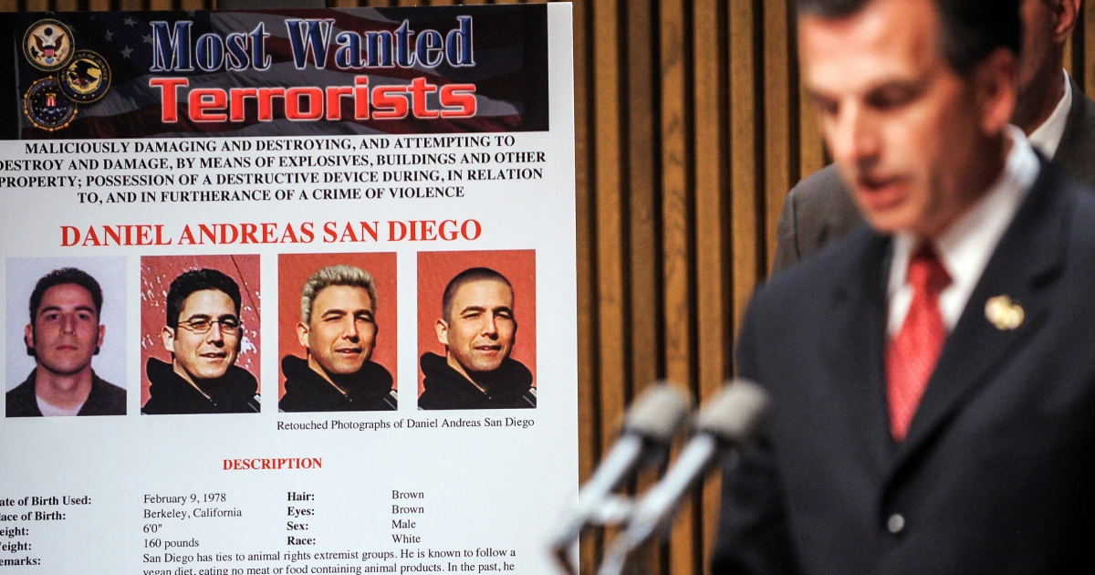 Featured image for FBI's Most Wanted Animal Rights Extremist Arrested in Wales After 20 Years