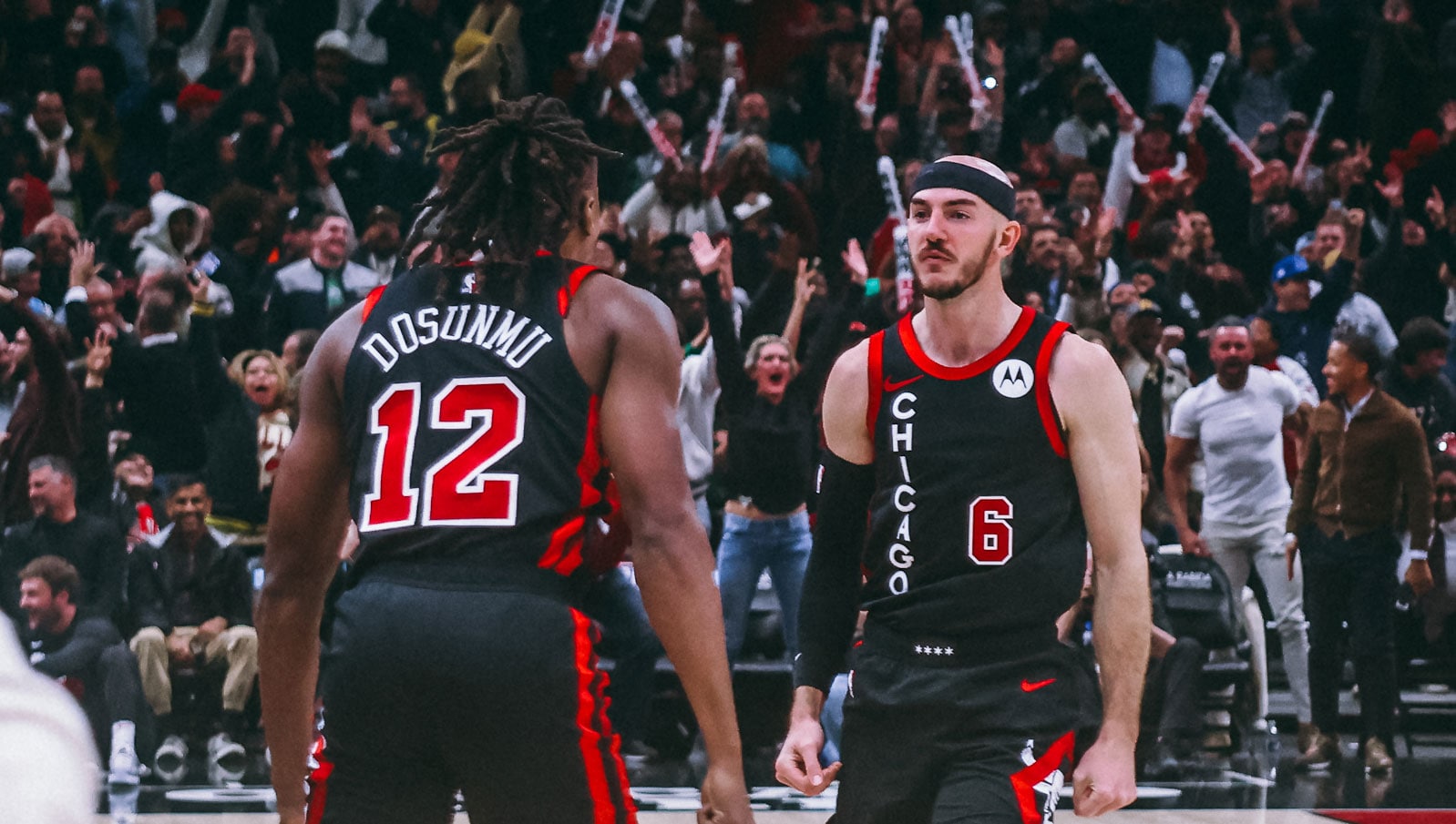 Featured image for Caruso's Heroics Propel Shorthanded Bulls to OT Victory Against Bucks