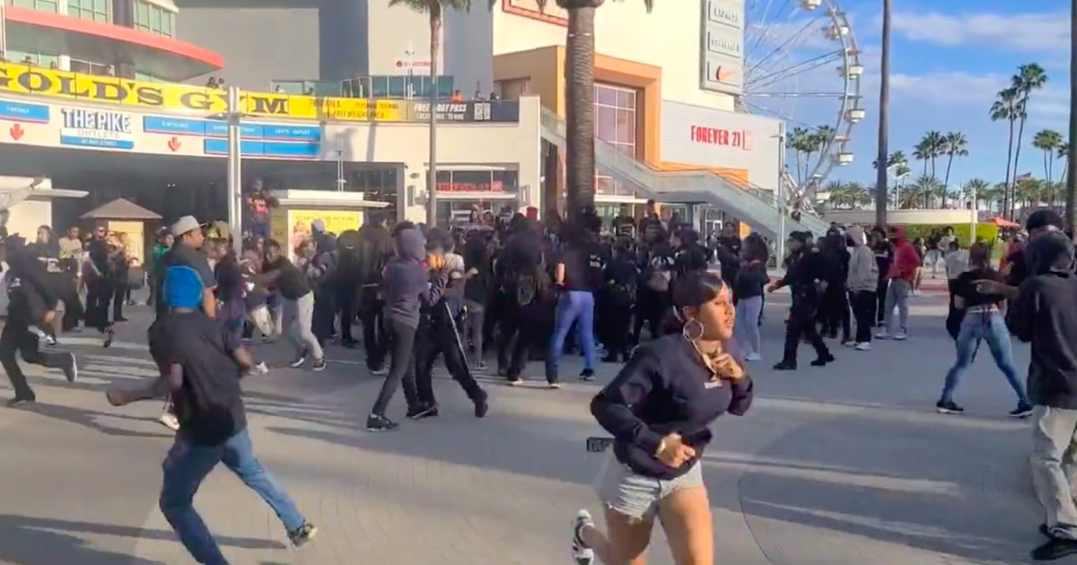 "Violent Brawl and Shooting Erupt at Long Beach's Pike Outlets"