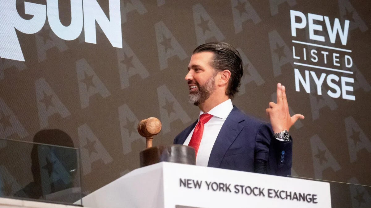 Featured image for Trump Jr.-backed GrabAGun's Stock Plummets After NYSE Debut