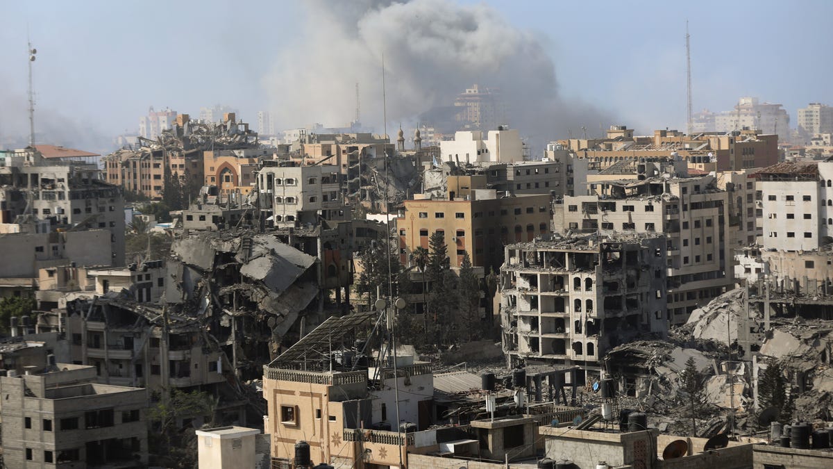 "Israel accuses Hamas of using human shields as major explosion rocks Gaza hospital"