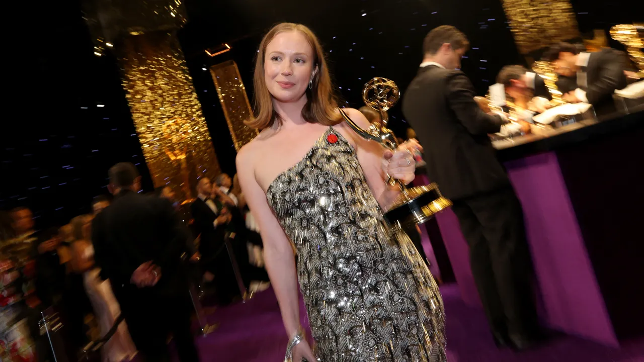 Featured image for Hannah Einbinder Sparks Conversation with Emmy Speech and New Look