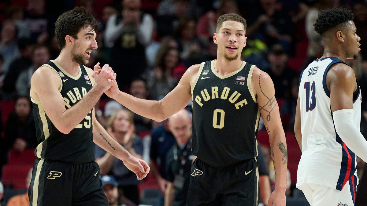 Featured image for "Purdue Basketball Roster Shifts: 2024-25 Transfer Portal Updates"