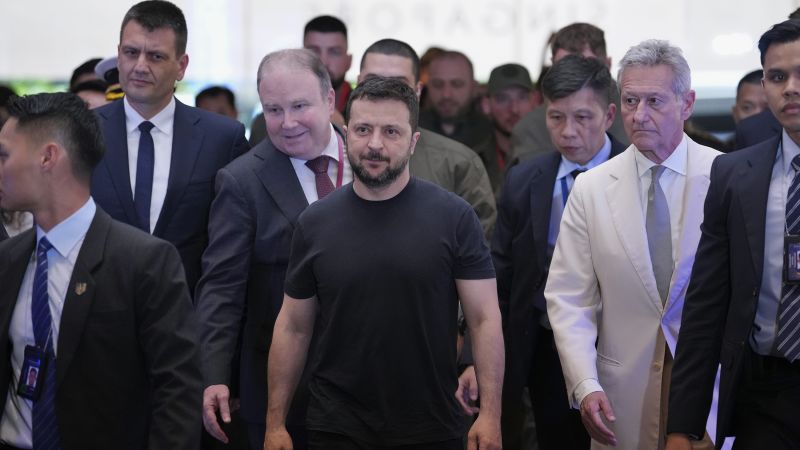 Zelensky Seeks Global Support at Singapore Defense Summit Amid Russian Conflict