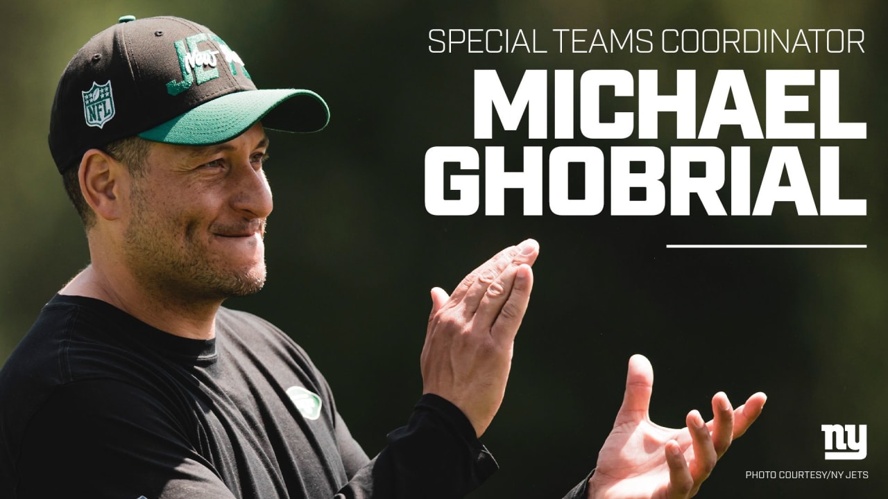 "Giants Name Michael Ghobrial Special Teams Coordinator"