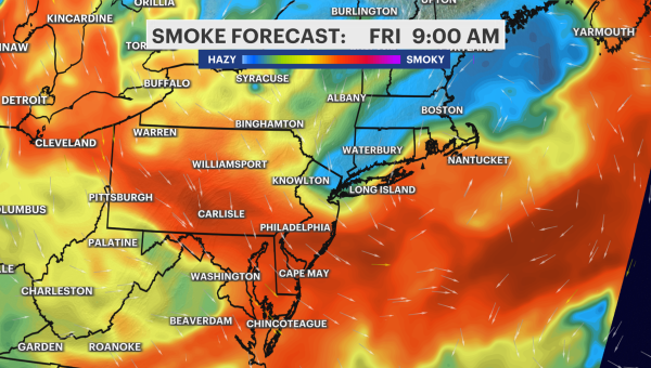 Air quality alert to improve over the weekend in NYC and Long Island.