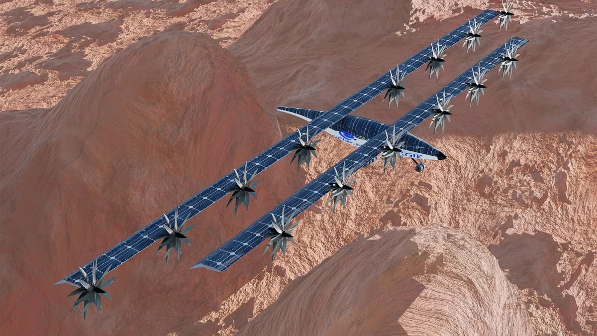 Featured image for "Novel Mars Aircraft Design Targets Water Extraction from Upper Atmosphere"