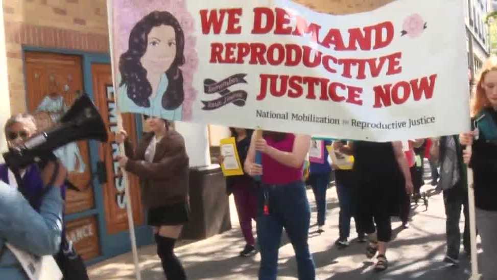 Nationwide Abortion Rights Demonstrations in Sacramento.