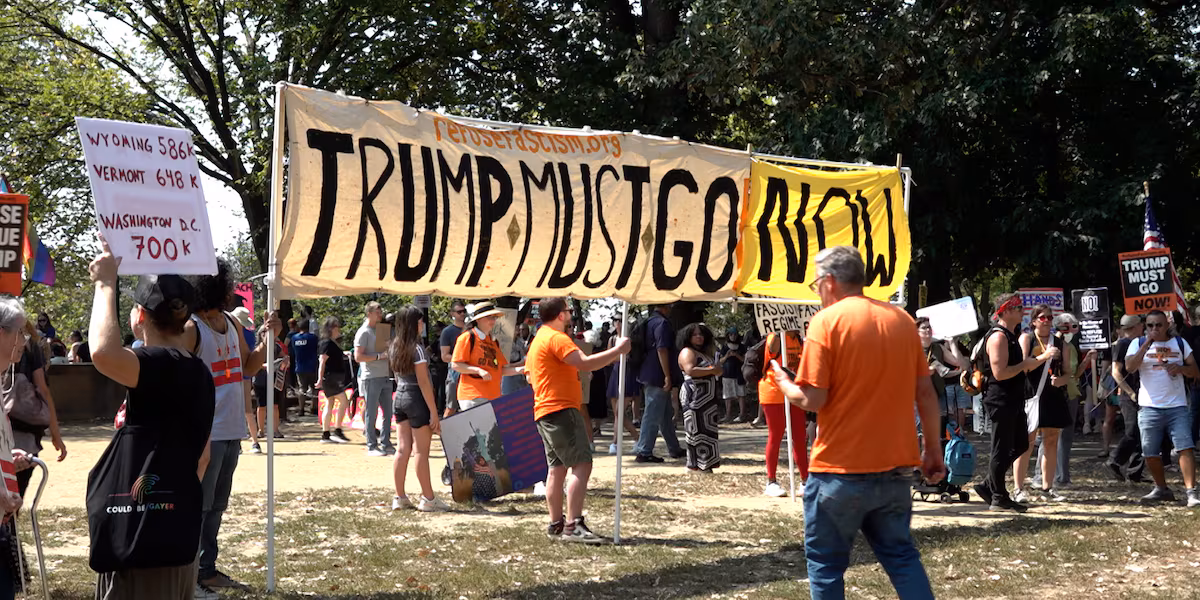 Featured image for Massive Protests in D.C. Demand End to Federal Intervention