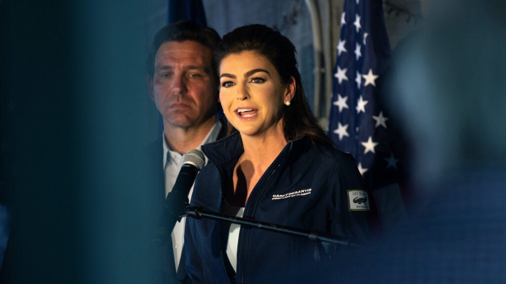 Ron DeSantis Proudly Defends Wife Against 'America's Karen' Label