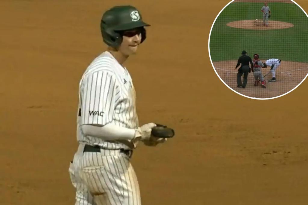 Featured image for "College Baseball Player Takes Seven Pitches in Doubleheader, Sets Unbelievable Record"