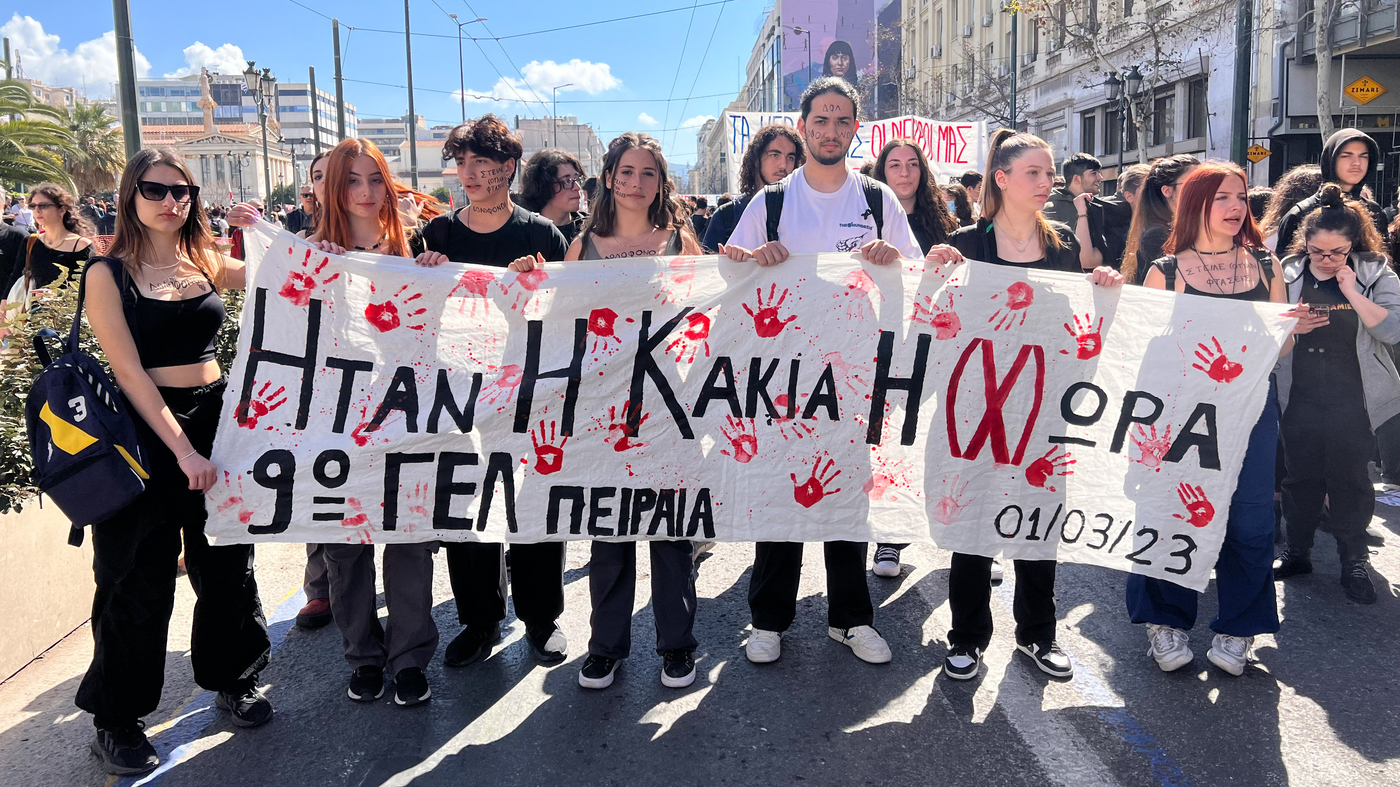 Greek Youth Demand Change After Deadly Train Crash Ahead of Elections