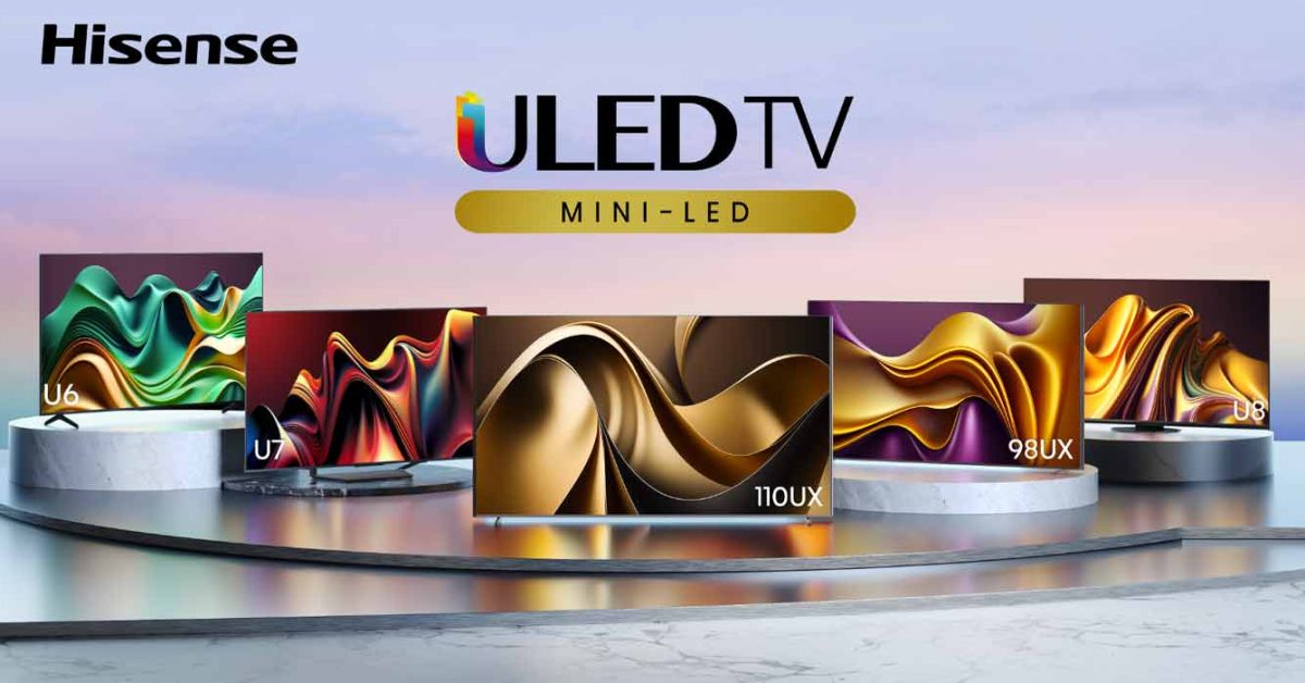 Featured image for "Hisense Unveils Massive ULED TVs with Maxed-Out Brightness at CES 2024"