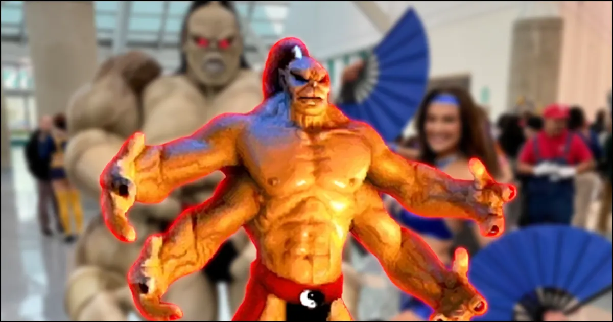 "Jaw-Dropping Goro Cosplay Brings Mortal Kombat to Life"