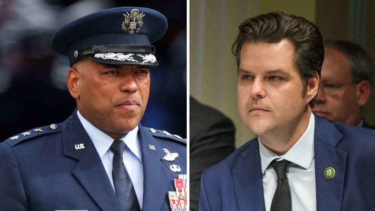 Featured image for "Gaetz's Question on Gender Identity Labels Leaves Air Force General Stumped"