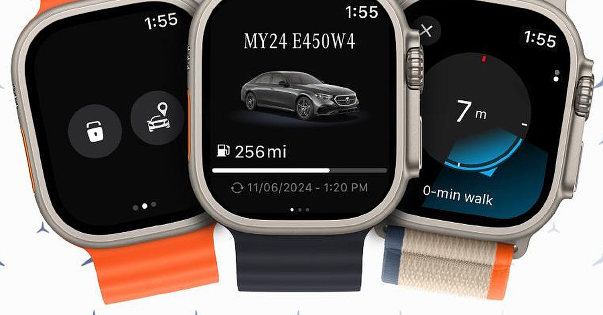 Featured image for Mercedes-Benz Launches Apple Watch App to Unlock Cars