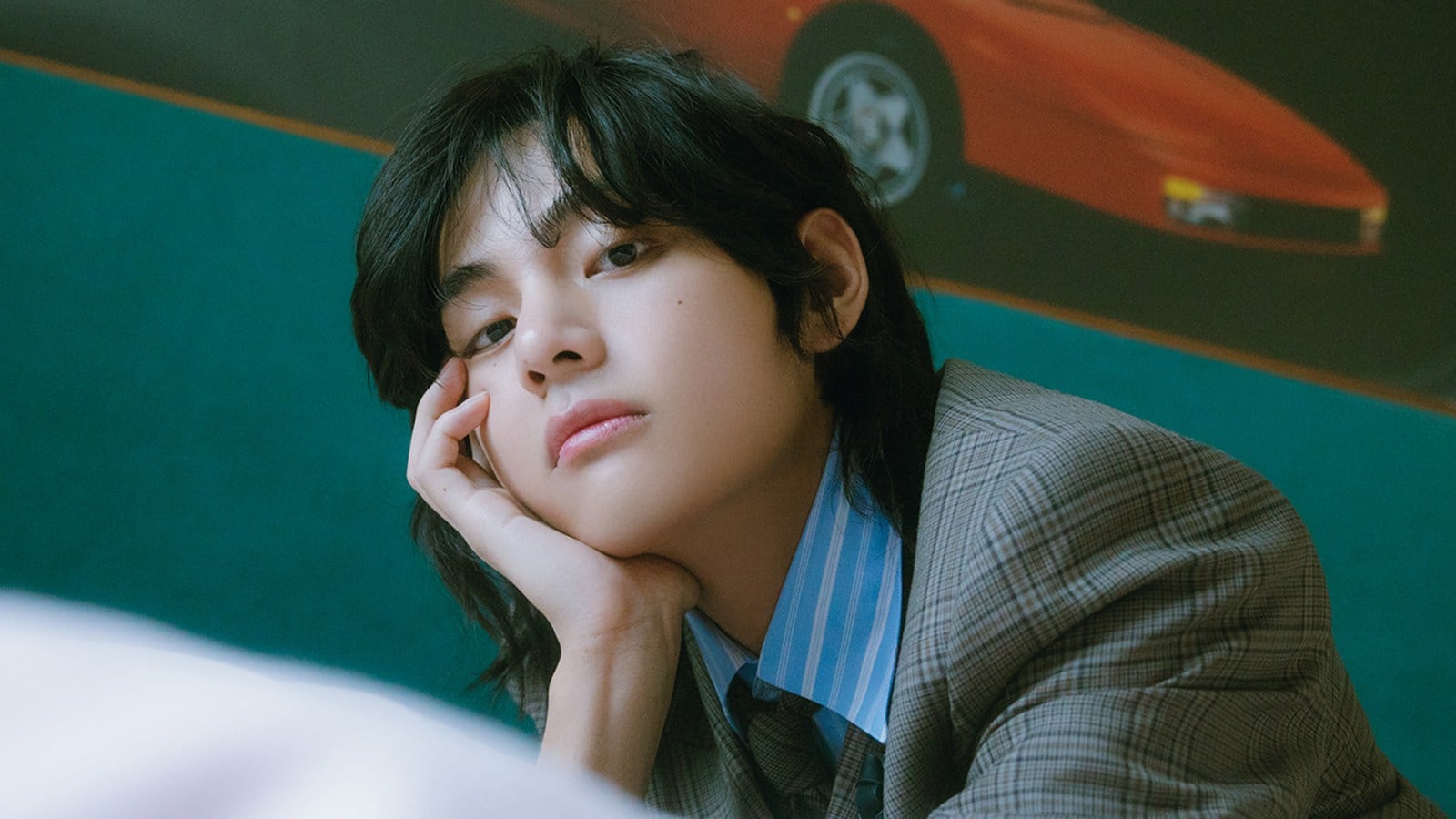Featured image for BTS's V Takes Flight with Solo Debut Album "Layover"