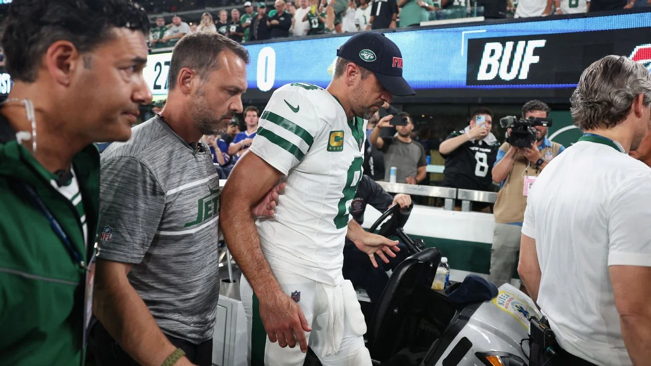 Aaron Rodgers' Achilles Tear Leaves Jets Fans Heartbroken
