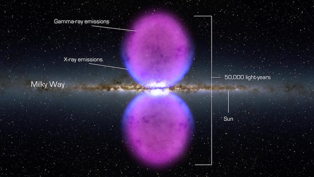 Featured image for Unusual 'Ice Cube' Clouds at Galaxy's Center Suggest Recent Black Hole Explosion