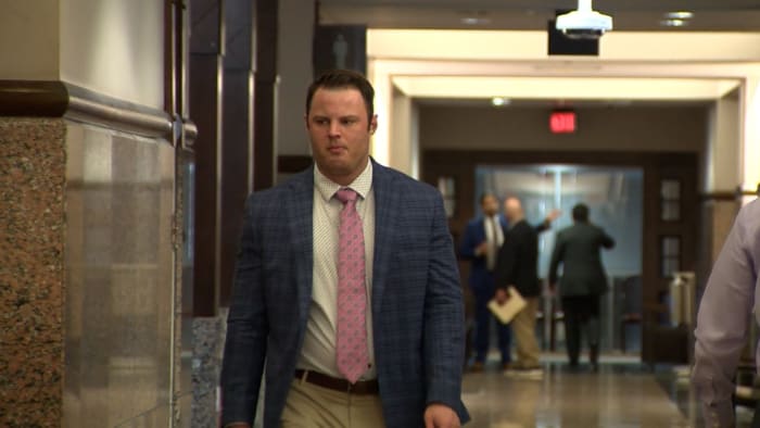 Mark Howerton found guilty of aggravated assault, not murder, in Trinity University student's death.