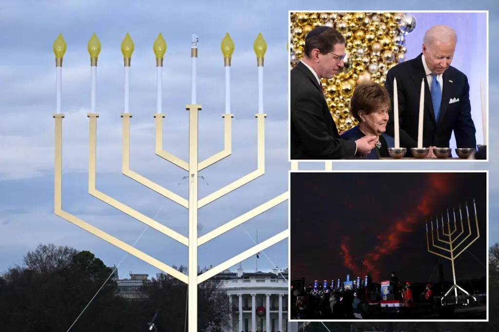 "Biden Combats Rising Antisemitism with White House Hanukkah Ceremony"