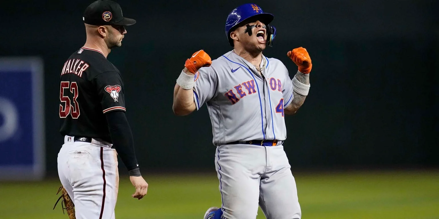 Late-game heroics by Alvarez and Canha lead Mets to thrilling victory over D-backs