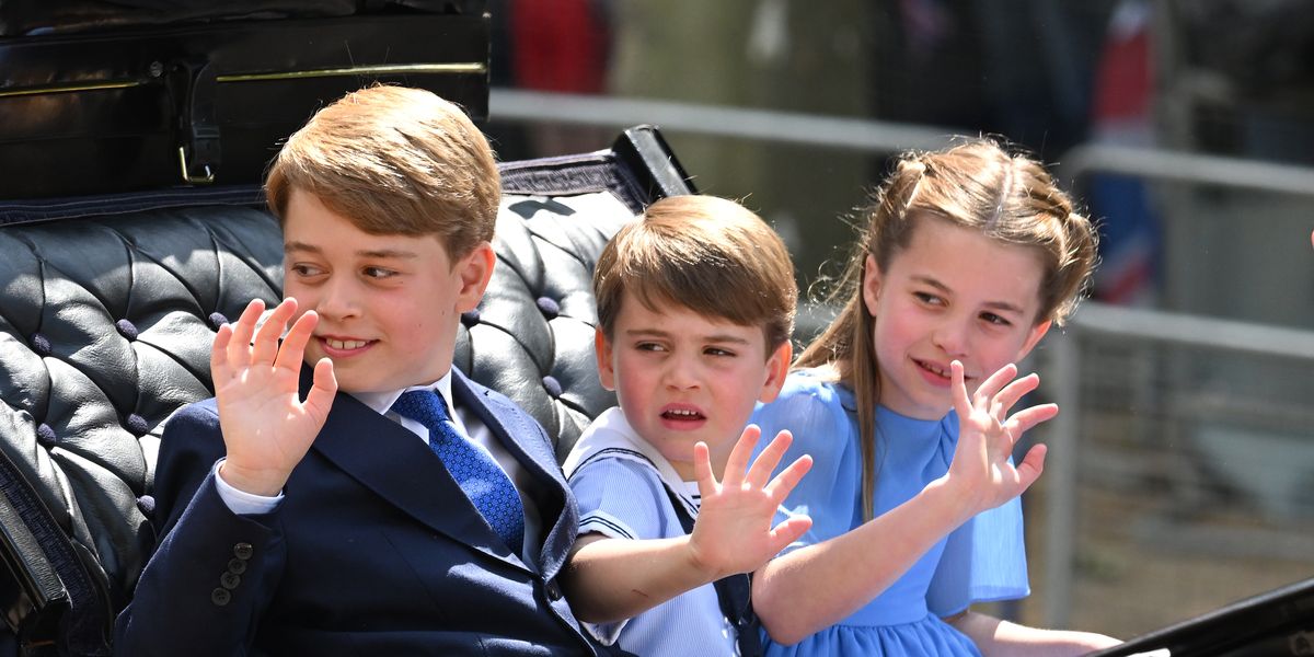 Young Royals Join Coronation Procession.