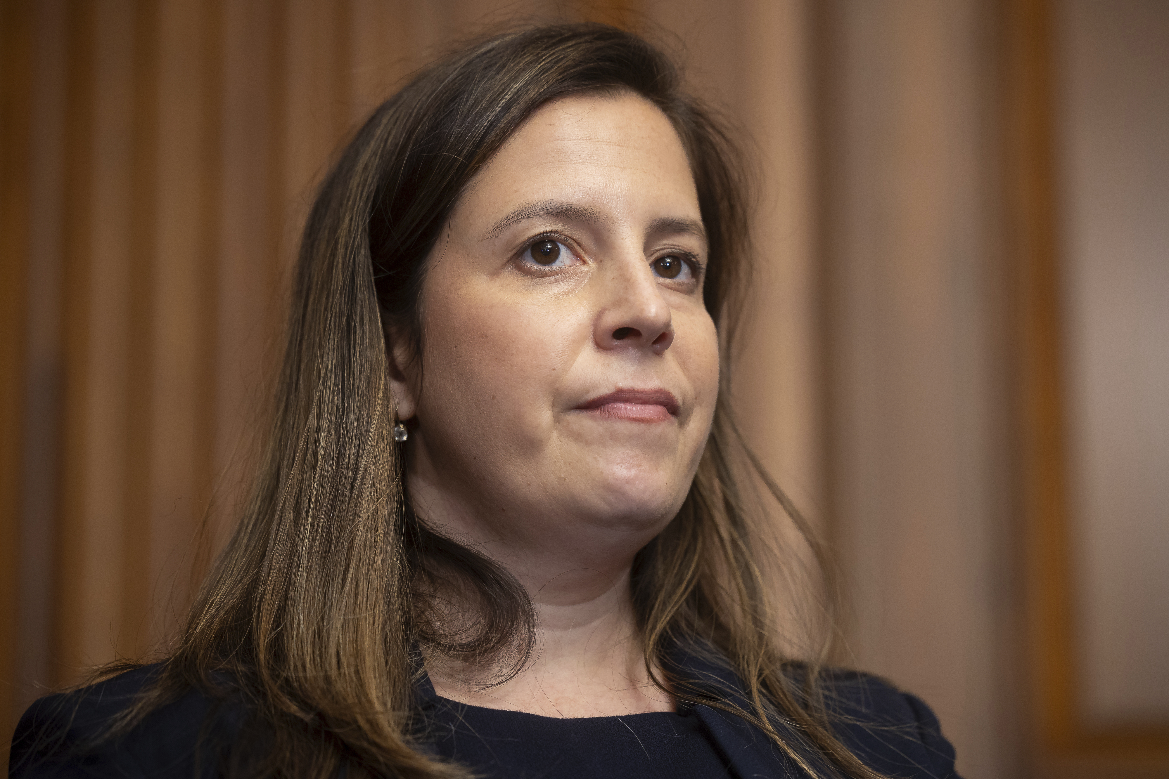 Gender Dynamics in the Speaker Fight: Elise Stefanik Observes Male Colleagues' Struggles