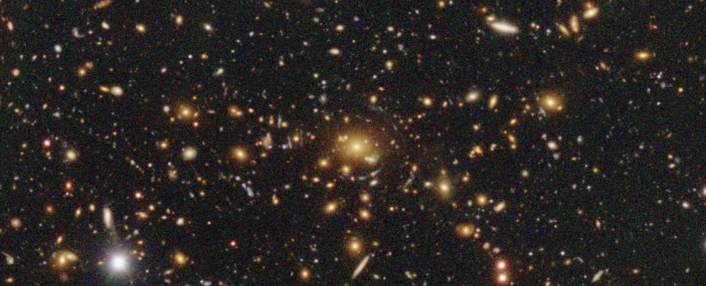 Featured image for "Decline in Cosmic Clumpiness Puzzles Astronomers"
