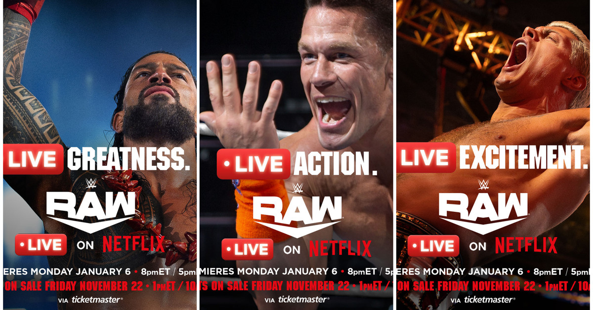 Featured image for WWE Raw to Debut on Netflix from LA's Intuit Dome with New Logo and Travis Scott Theme