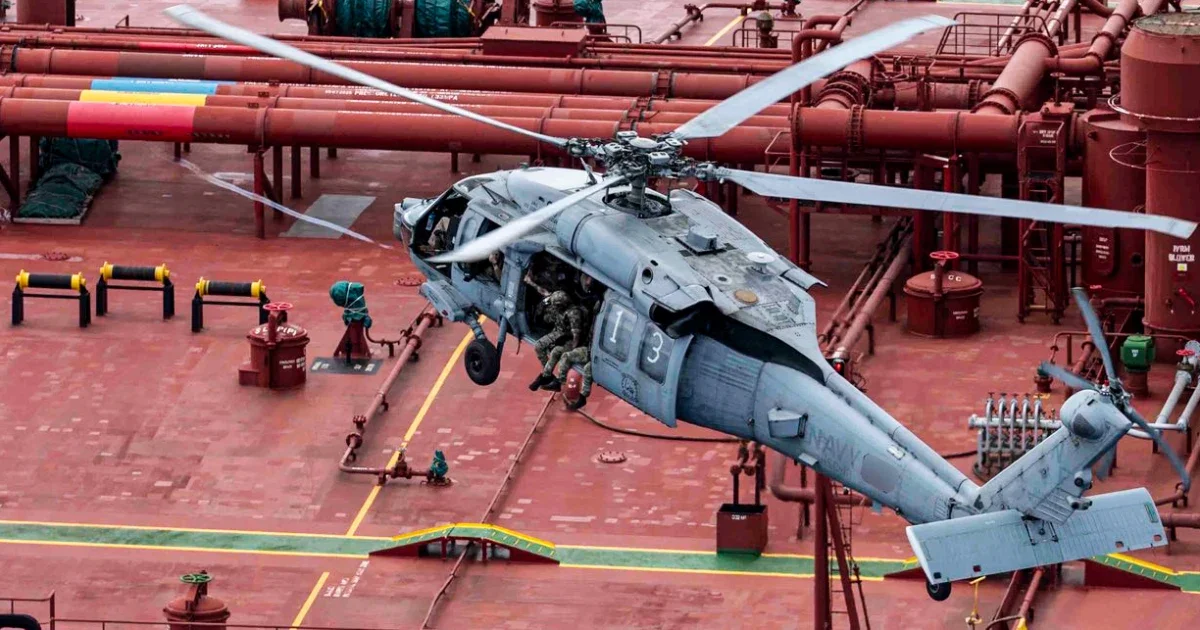 U.S. Forces Interdict Sanctioned Venezuelan Oil Tanker in Indian Ocean