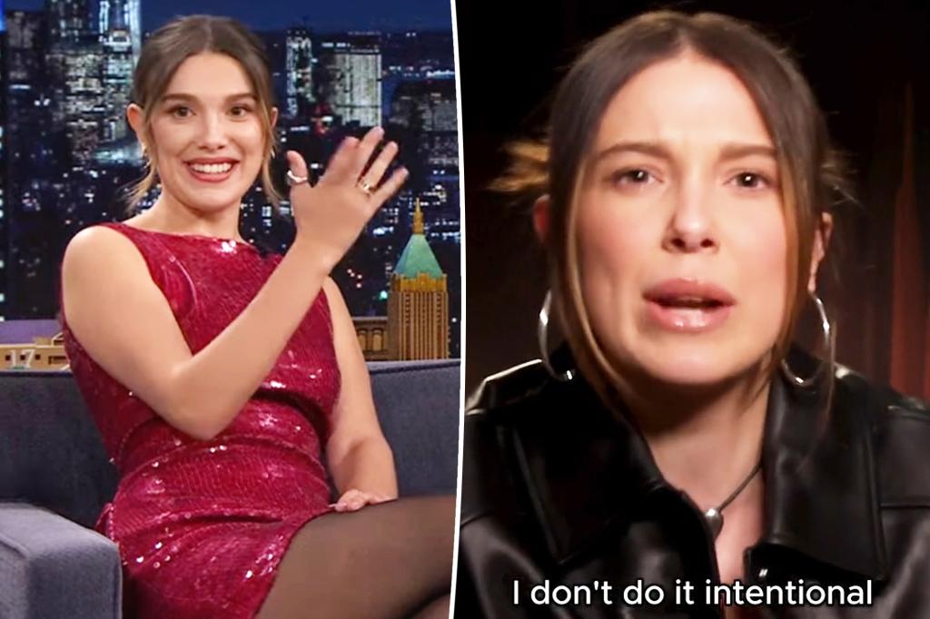 Featured image for "Millie Bobby Brown Defends Her Changing Accent: 'I'm Doing My Best'"