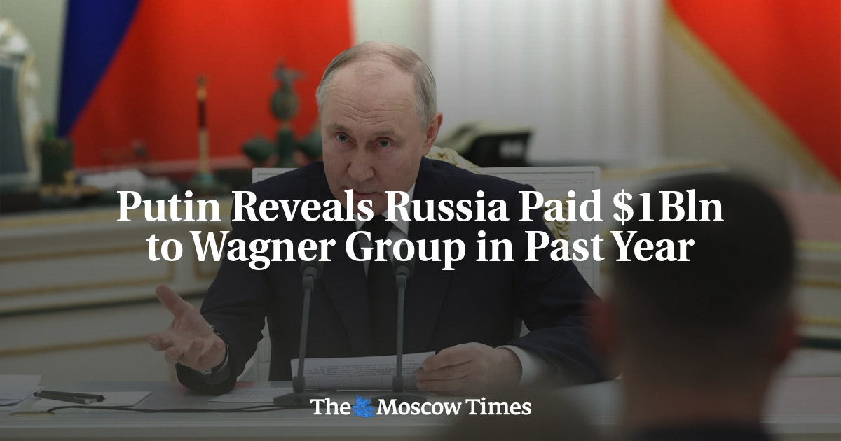 Putin's Admission: Russia's Billions to Wagner Group Exposed