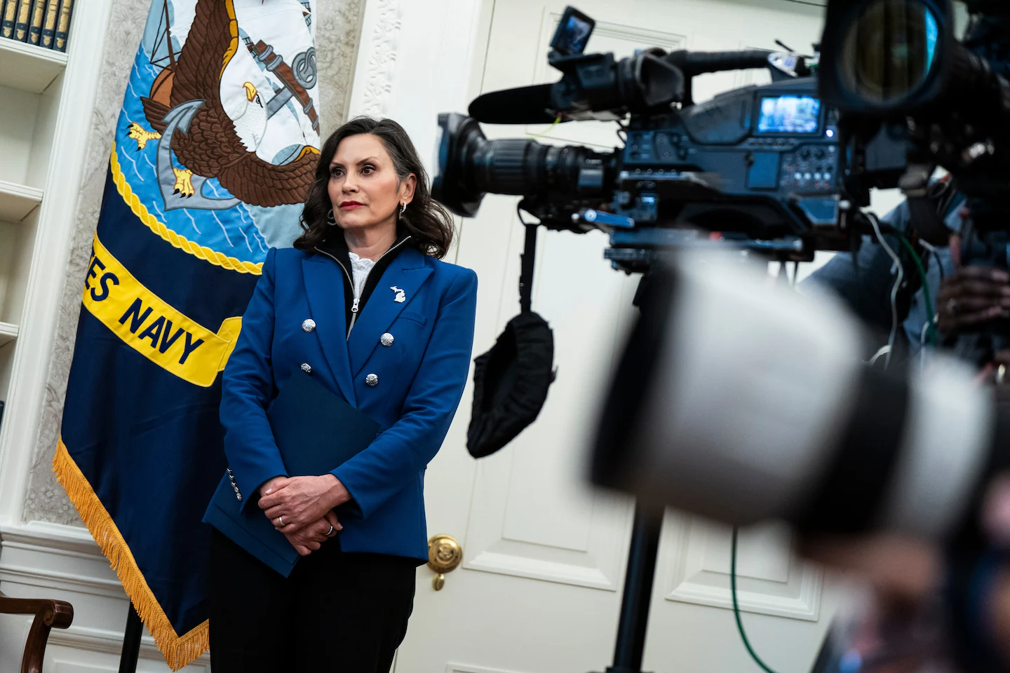 Featured image for Whitmer criticizes Trump’s potential pardon for Michigan kidnapping plotters