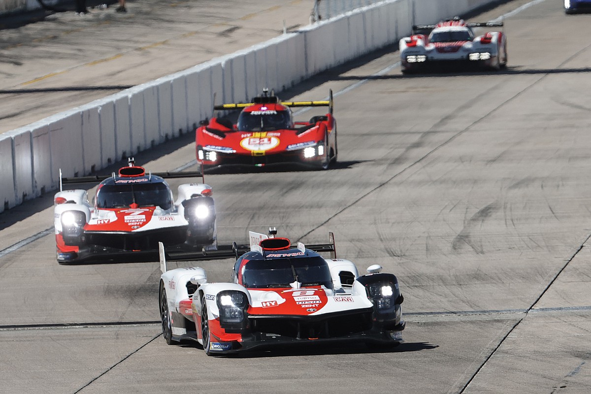 Featured image for Toyota Dominates Halfway Mark at WEC Sebring While Ferrari Struggles.