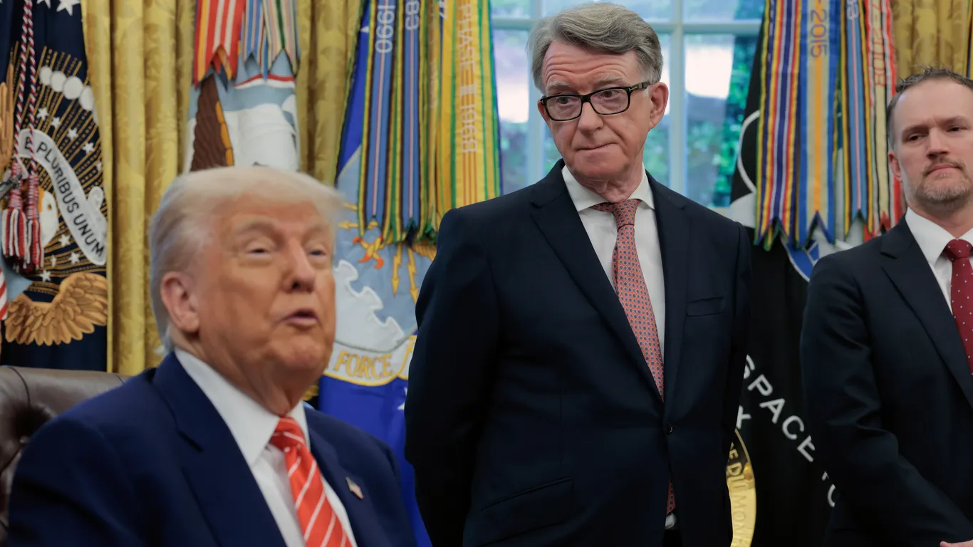Featured image for UK dismisses US ambassador Peter Mandelson over Epstein connections