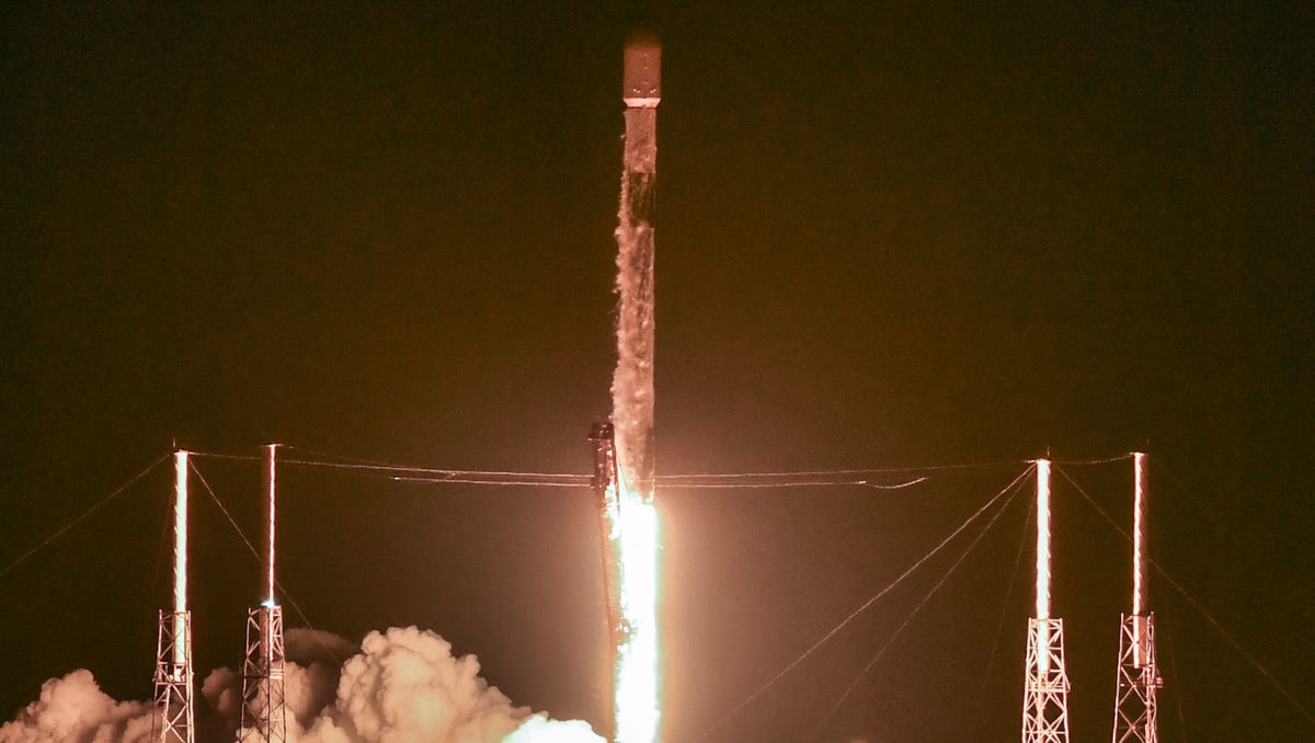 SpaceX's Starlink Satellites Soar into Orbit in Spectacular Display