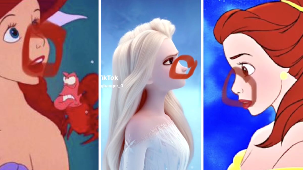 TikTok Criticizes Disney Princesses' Noses for Sending Harmful Message to Girls.