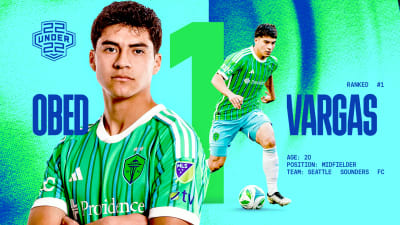 Featured image for Seattle's Obed Vargas Leads 2025 MLS 22 Under 22 List