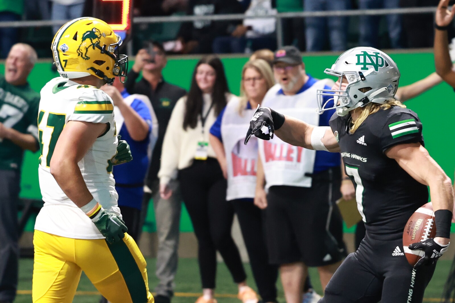 Featured image for UND Ends 20-Year Rivalry Losing Streak with Dominant 49-24 Win over NDSU