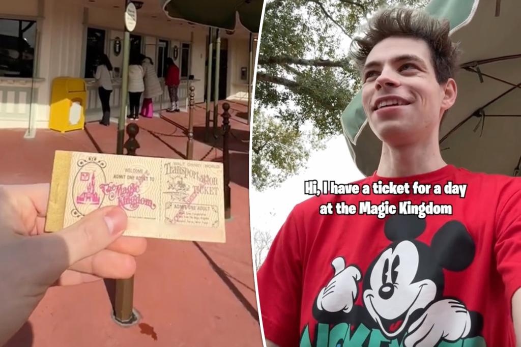 Man Enters Disney World with 46-Year-Old Ticket