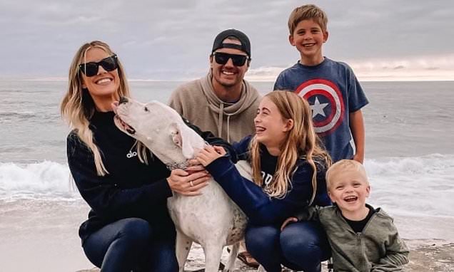 "Rare Family Photo: Christina Hall and Husband Joshua Pose with All Three Kids"