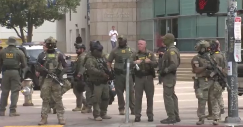 Featured image for Border Patrol Agents Disrupt and Show Force at Newsom's Redistricting Events in L.A.