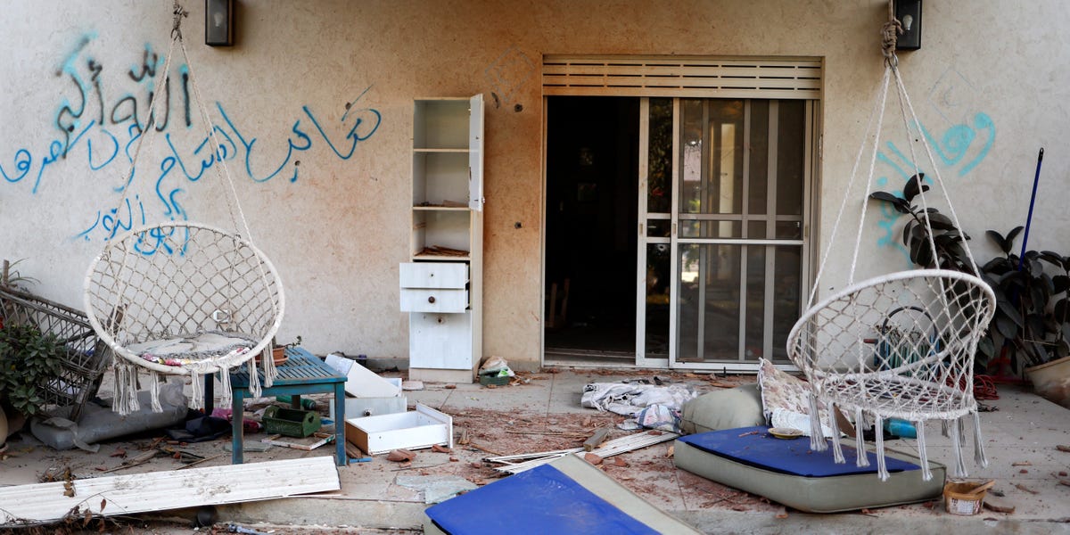 Featured image for "Harrowing Images Reveal Devastation Following Hamas' Oct. 7 Terror Attacks"