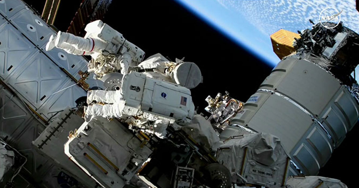 NASA Astronauts' Tool Bag Mishap Leads to Innovative Research and All-Female Spacewalk
