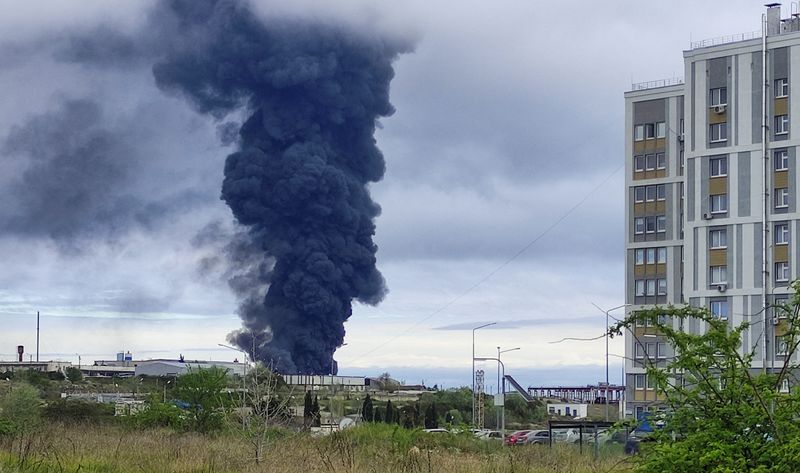 Ukraine's Oil Depot Fire Linked to Preparation for Counter-Offensive Against Russia.
