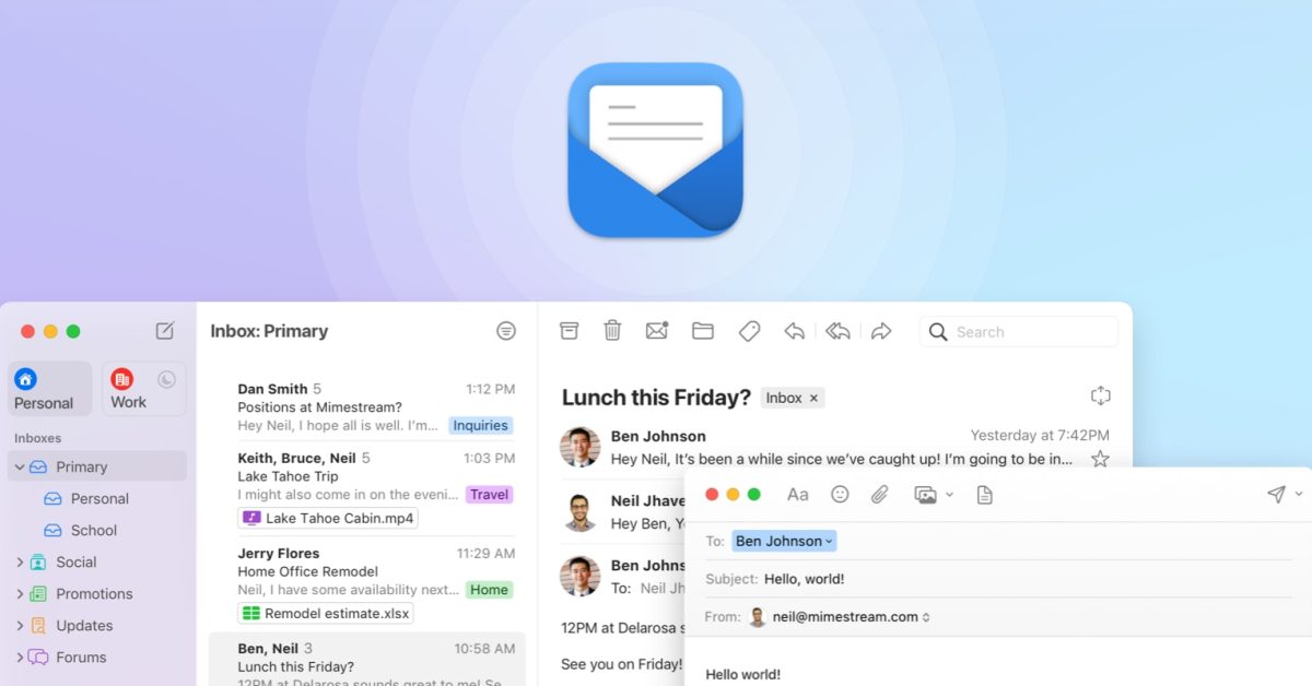 Ex-Apple Mail Engineer Launches Native Gmail App for macOS
